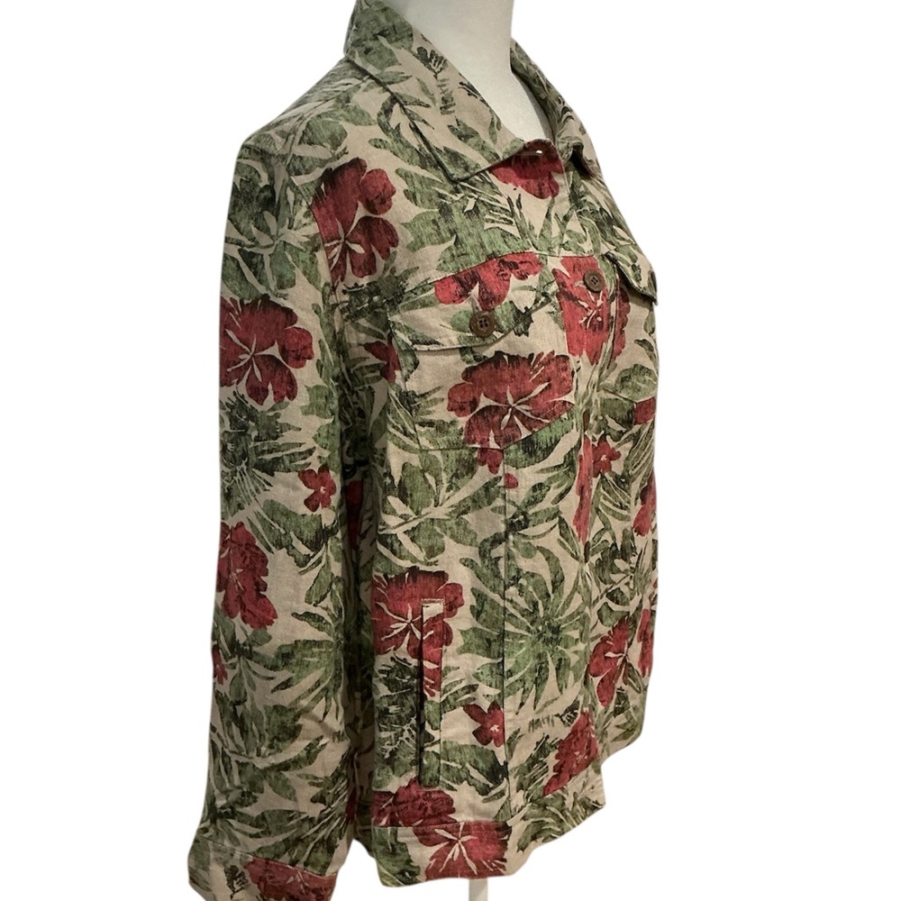 EUC Charter Club Linen Jacket Size 1X